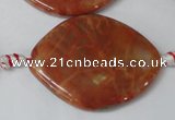 CAG1586 15.5 inches 28*38mm marquise fire crackle agate beads