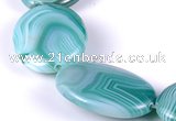 CAG159 Oval 25*35mm madagascar agate gemstone beads Wholesale