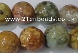 CAG1706 15.5 inches 16mm round rainbow agate beads wholesale