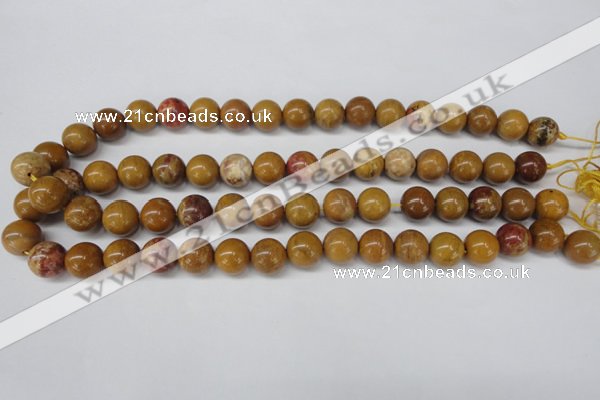 CAG1745 15.5 inches 12mm round golden agate beads wholesale