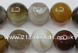 CAG1826 15.5 inches 16mm round Chinese botswana agate beads