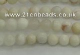 CAG1894 15.5 inches 4mm round grey agate beads wholesale