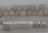 CAG1895 15.5 inches 6mm round grey agate beads wholesale