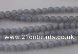 CAG2365 15.5 inches 4mm round blue lace agate beads wholesale