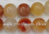 CAG2377 15.5 inches 16mm round red agate beads wholesale