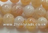 CAG240 15.5 inches 14mm round dragon veins agate gemstone beads