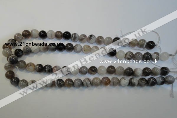 CAG2413 15.5 inches 10mm round Chinese botswana agate beads