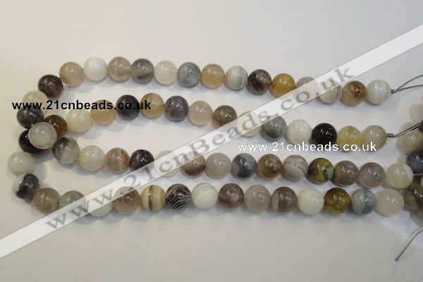 CAG2414 15.5 inches 12mm round Chinese botswana agate beads