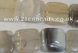 CAG2452 15.5 inches 18*18mm square Chinese botswana agate beads