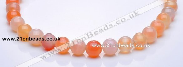 CAG266 15 inch round 13mm agate gemstone beads Wholesale