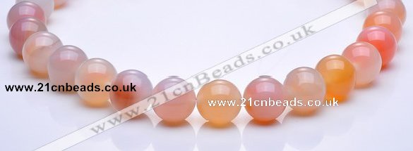 CAG268 16mm round agate gemstone beads Wholesale