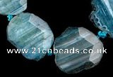 CAG328 16 inch nugget shape rough agate gemstone beads Wholesale