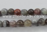 CAG3682 15.5 inches 8mm round botswana agate beads wholesale