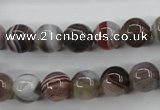 CAG3683 15.5 inches 10mm round botswana agate beads wholesale