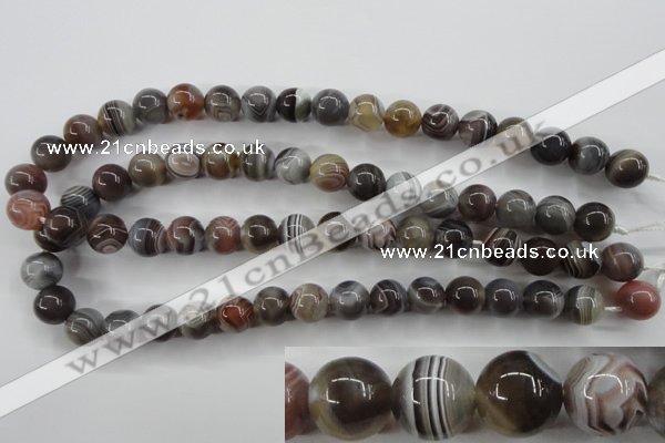 CAG3684 15.5 inches 12mm round botswana agate beads wholesale