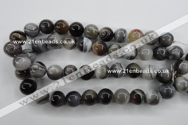 CAG3687 15.5 inches 18mm round botswana agate beads wholesale