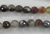 CAG3692 15.5 inches 8mm faceted round botswana agate beads wholesale