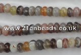 CAG3701 15.5 inches 4*6mm rondelle botswana agate beads wholesale