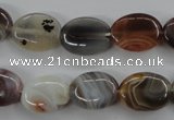 CAG3722 15.5 inches 12*16mm oval botswana agate beads wholesale