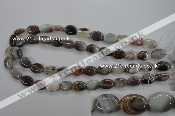 CAG3722 15.5 inches 12*16mm oval botswana agate beads wholesale