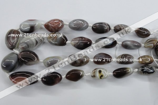 CAG3728 15.5 inches 14*20mm – 20*35mm nuggets botswana agate beads