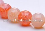 CAG39 12mm round dragon veins agate gemstone beads Wholesale