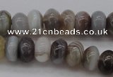 CAG3988 15.5 inches 5*8mm rondelle botswana agate gemstone beads