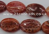 CAG4216 15.5 inches 18*25mm oval natural fire agate beads