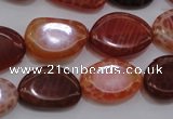 CAG4230 15.5 inches 12*16mm - 14*19mm freeform natural fire agate beads