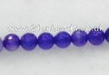 CAG438 5pcs 14mm&18mm faceted round violet agate beads wholesale