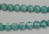 CAG4402 15.5 inches 8mm round dyed blue lace agate beads