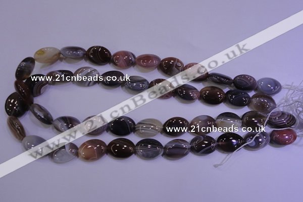 CAG4454 15.5 inches 13*18mm oval botswana agate beads wholesale