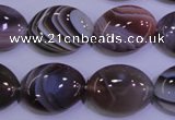 CAG4455 15.5 inches 15*20mm oval botswana agate beads wholesale