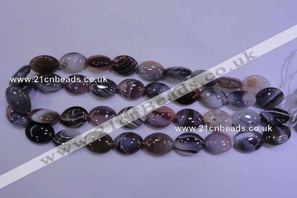 CAG4455 15.5 inches 15*20mm oval botswana agate beads wholesale