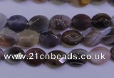 CAG4460 15.5 inches 8*10mm faceted oval botswana agate beads