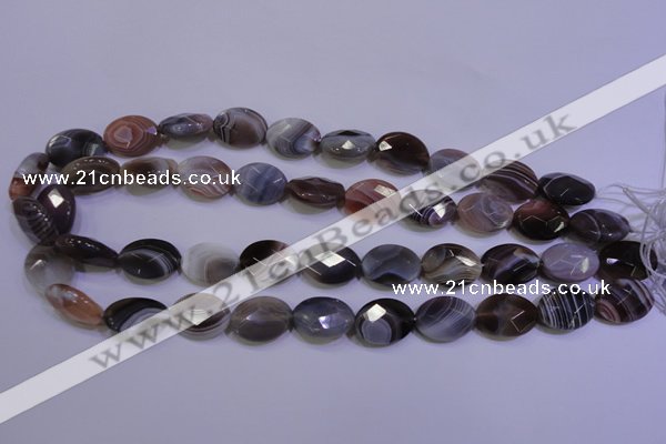 CAG4465 15.5 inches 15*20mm faceted oval botswana agate beads