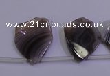 CAG4468 Top-drilled 15*20mm – 28*38mm freeform botswana agate beads