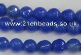 CAG4488 15.5 inches 6mm faceted round agate beads wholesale