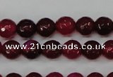 CAG4489 15.5 inches 6mm faceted round agate beads wholesale