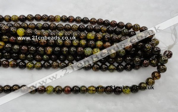 CAG449 15.5 inches 16mm round agate gemstone beads Wholesale