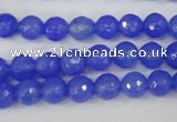 CAG4506 15.5 inches 8mm faceted round agate beads wholesale