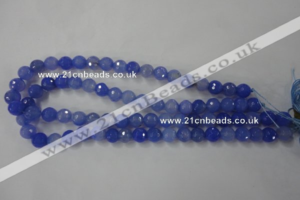 CAG4532 15.5 inches 10mm faceted round agate beads wholesale