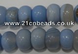 CAG4591 15.5 inches 10*14mm rondelle agate beads wholesale