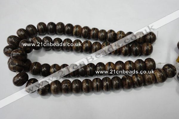 CAG4594 15.5 inches 12*16mm rondelle agate beads wholesale