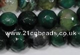 CAG4657 15.5 inches 8mm faceted round fire crackle agate beads