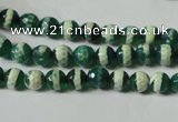 CAG4694 15.5 inches 6mm faceted round tibetan agate beads wholesale