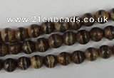 CAG4740 15 inches 6mm round tibetan agate beads wholesale