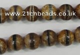 CAG4742 15 inches 10mm round tibetan agate beads wholesale