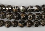 CAG4746 15 inches 8mm round tibetan agate beads wholesale