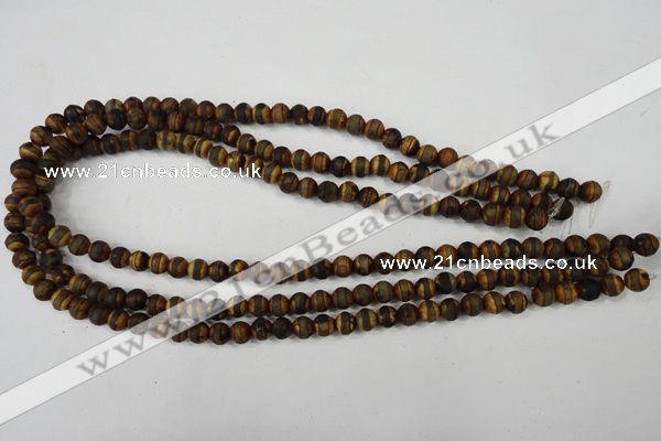 CAG4756 15 inches 6mm round tibetan agate beads wholesale